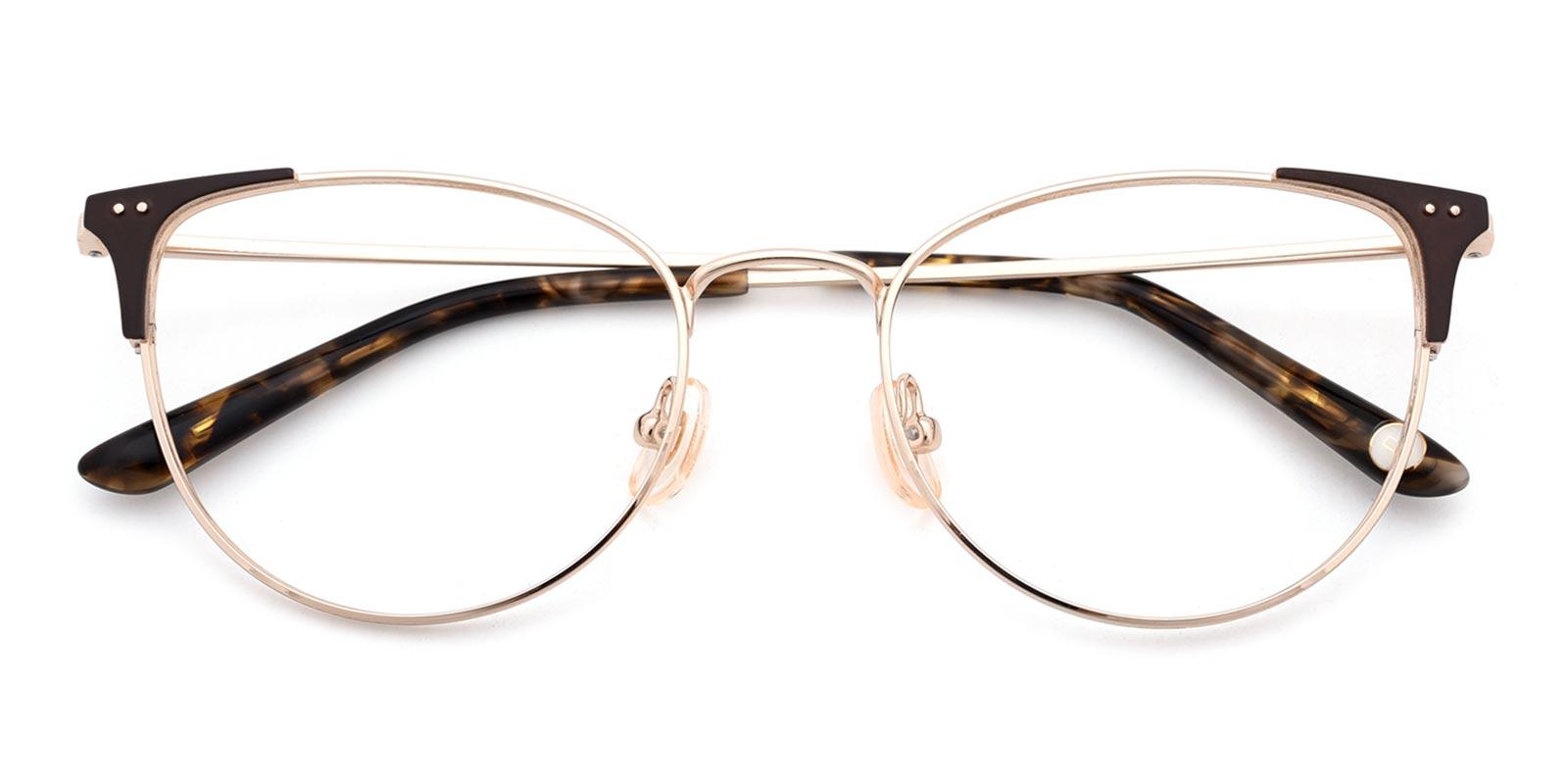 Ginny-Brown-Cat-Titanium-Eyeglasses-detail