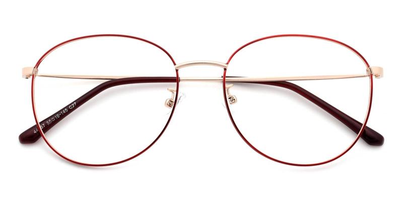 Jill-Red-Eyeglasses