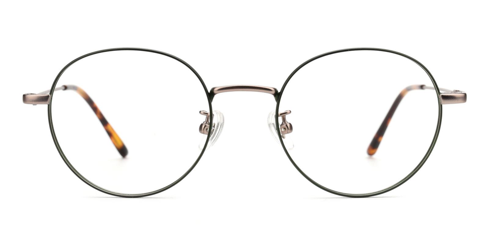 Georgina-Green-Round-Titanium-Eyeglasses-detail