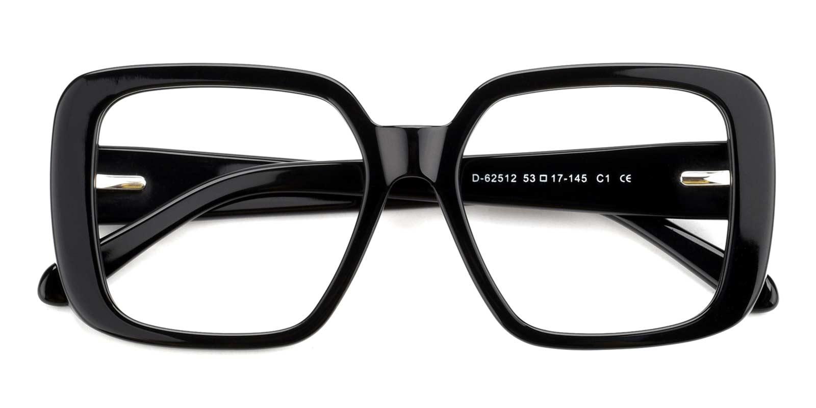 Sloane-Black-Square-Acetate-Eyeglasses-detail
