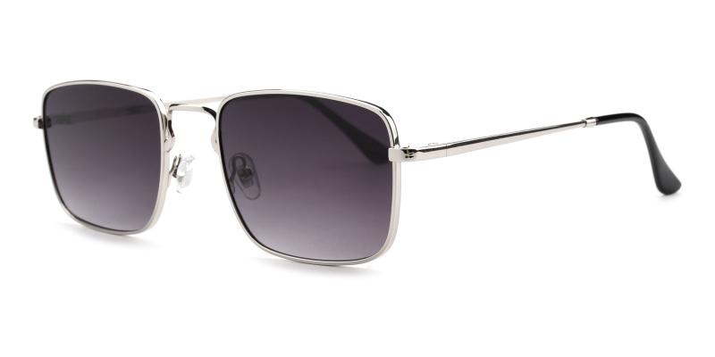 Brooks-Silver-Sunglasses