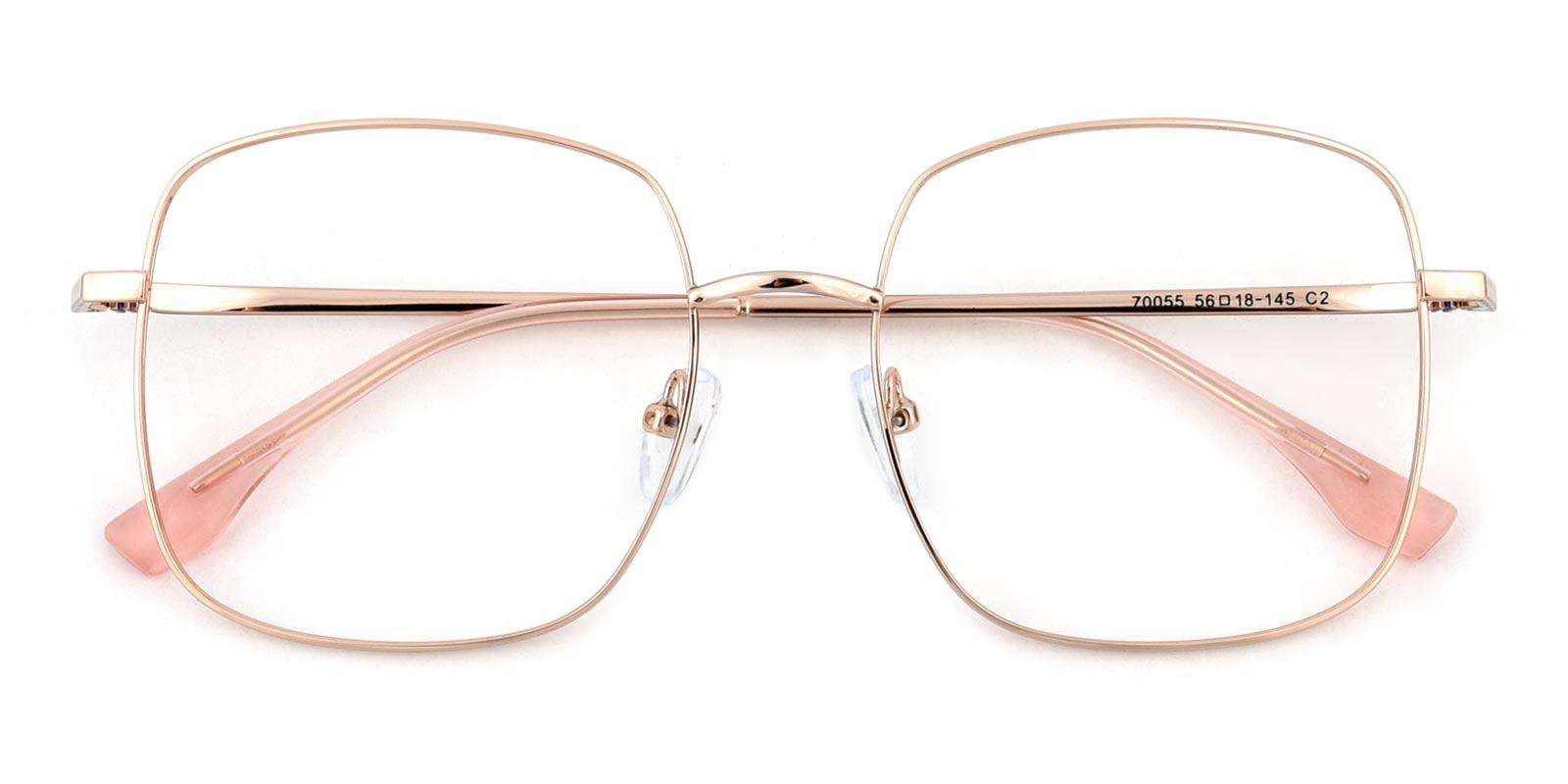 Gussie-Gold-Square-Metal-Eyeglasses-detail