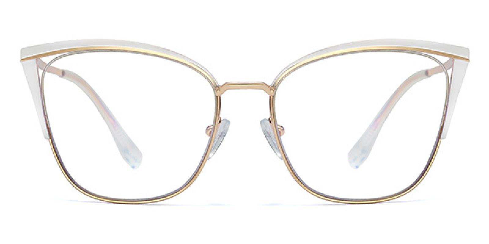 Dyani-White-Cat-Metal-Eyeglasses-detail