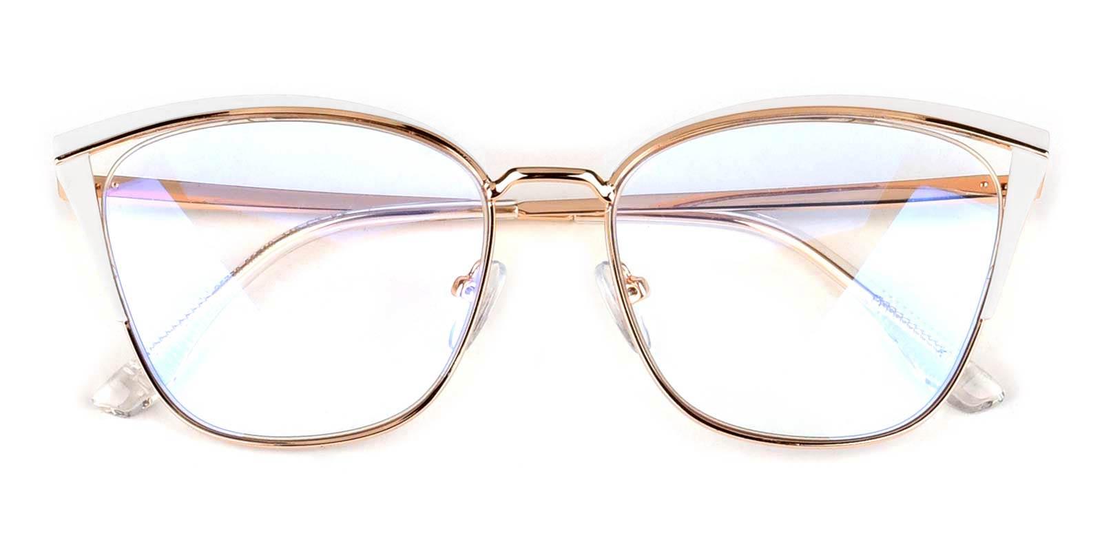 Dyani-White-Cat-Metal-Eyeglasses-detail