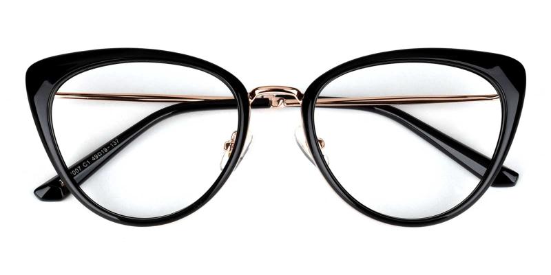 Hortensia-Black-Eyeglasses