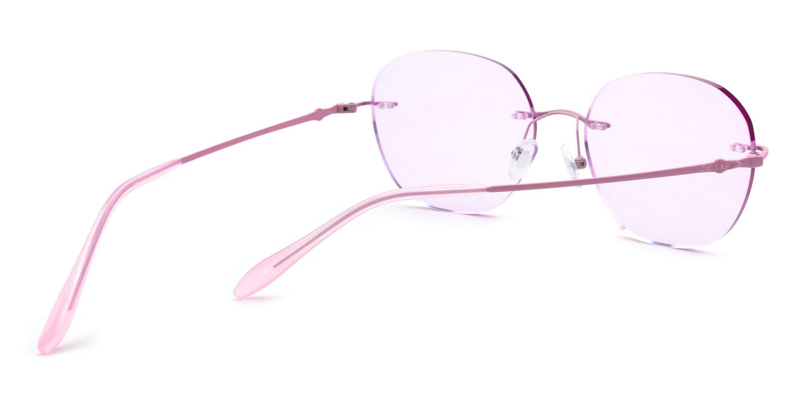 Panni-Pink-Geometric-Metal-Sunglasses-detail