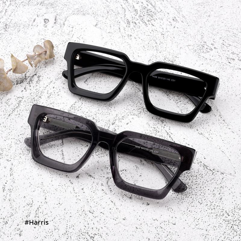 Harris-Gray-Rectangle-Acetate-Eyeglasses-detail