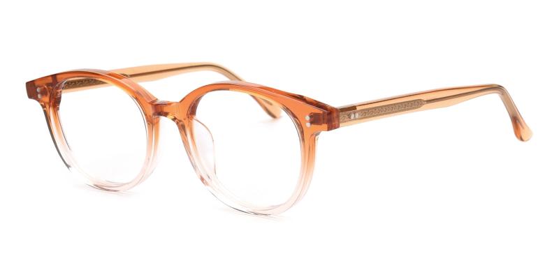 Barnat-Orange-Eyeglasses