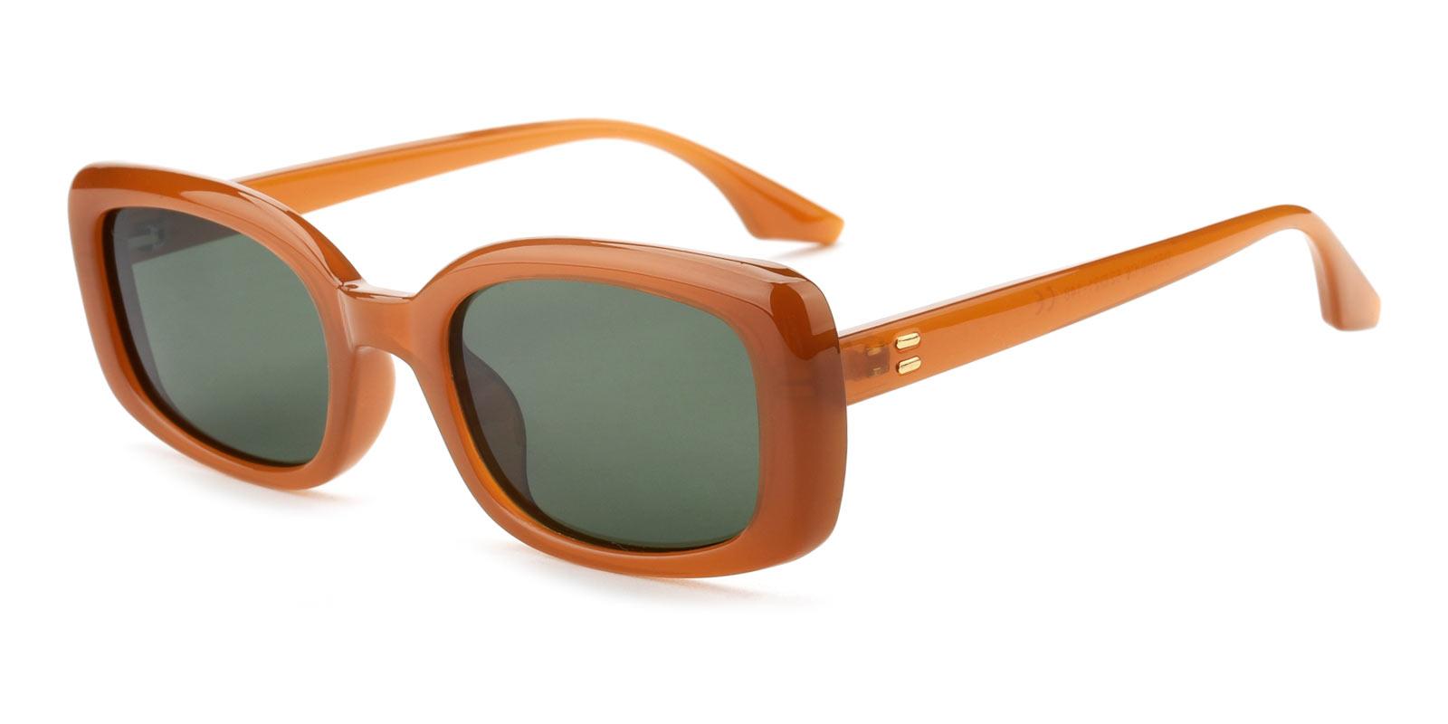 Shea-Orange-Rectangle-Plastic-Sunglasses-detail