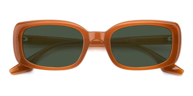 Shea-Orange-Sunglasses