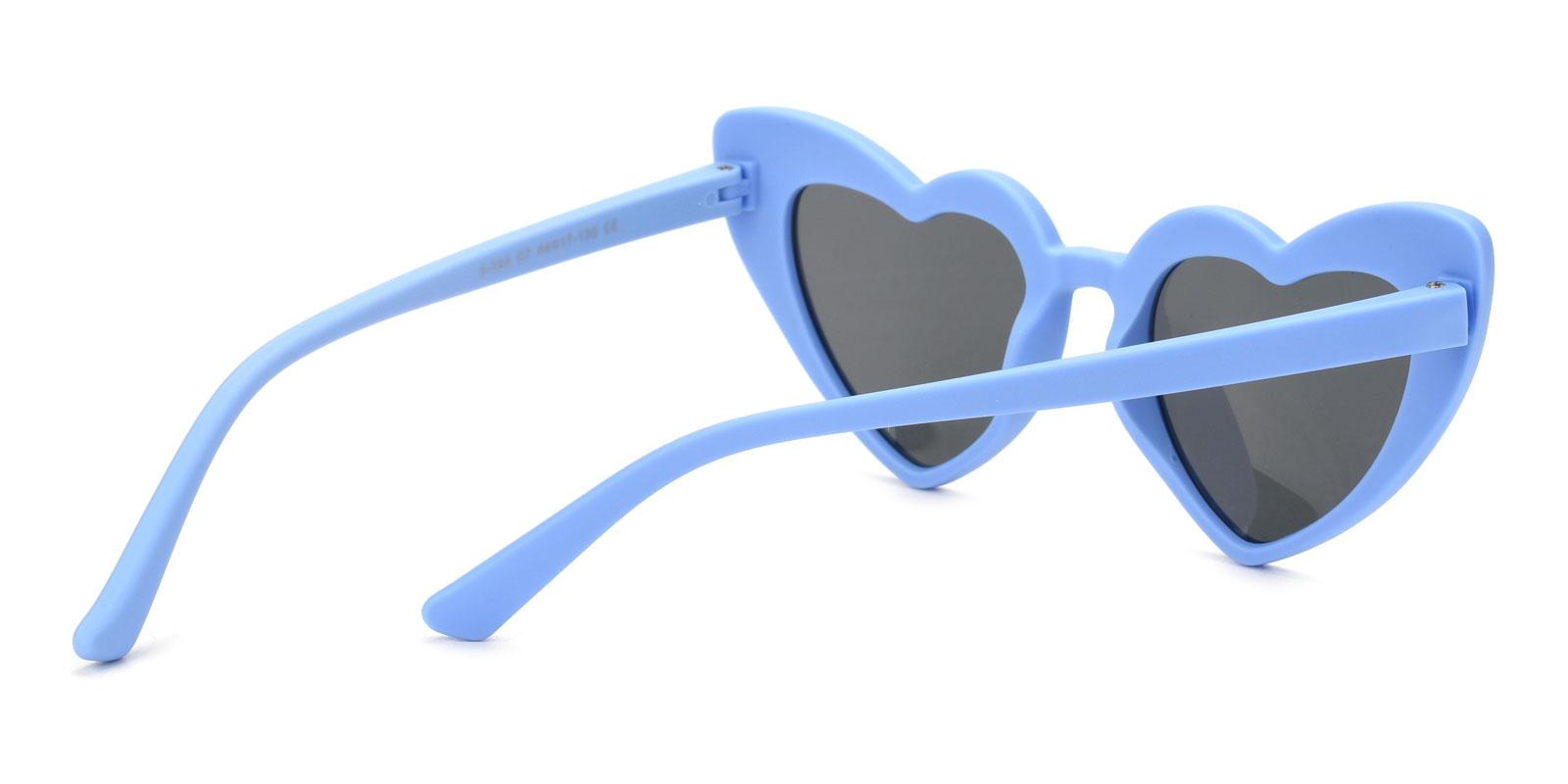 Retta Non Prescription Sunglasses-Blue-Geometric-TR-Sunglasses-detail