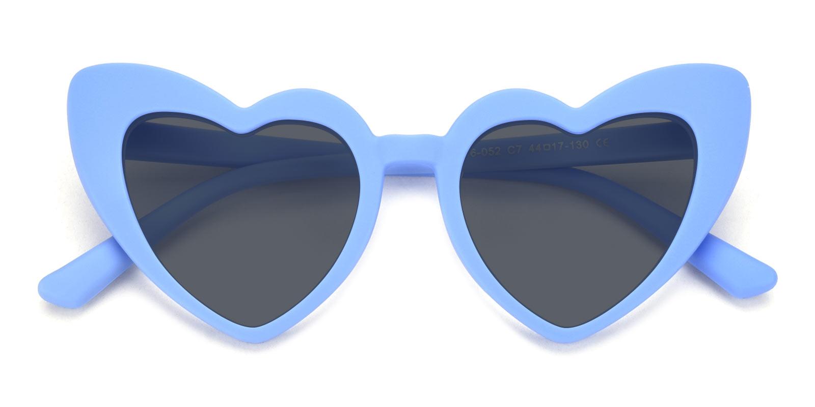 Retta Non Prescription Sunglasses-Blue-Geometric-TR-Sunglasses-detail