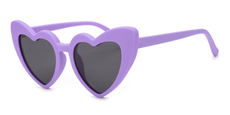 Retta Non Prescription Sunglasses-Purple-Sunglasses