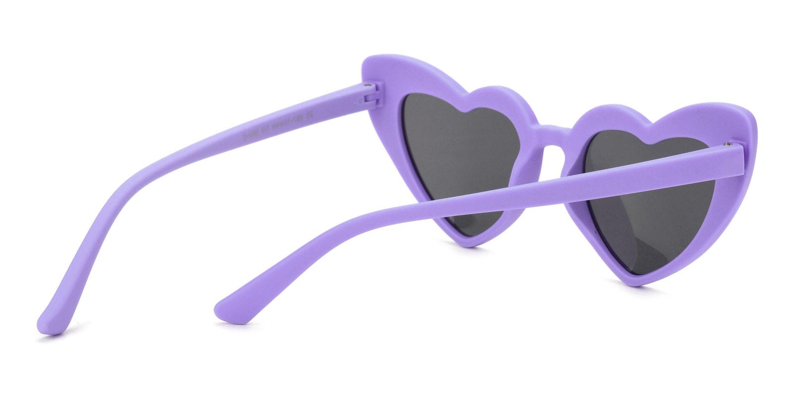 Retta Non Prescription Sunglasses-Purple-Geometric-TR-Sunglasses-detail