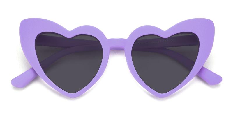 Retta Non Prescription Sunglasses-Purple-Sunglasses