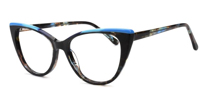 Perla-Blue-Eyeglasses