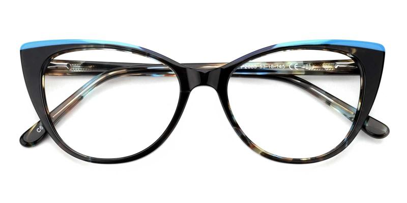 Perla-Blue-Eyeglasses