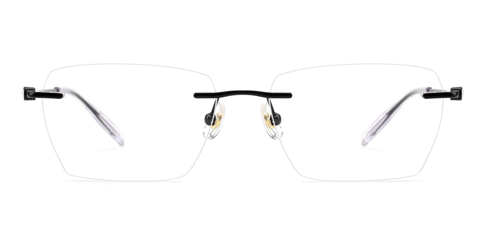 Niall-Black-Rectangle-Titanium-Eyeglasses-detail