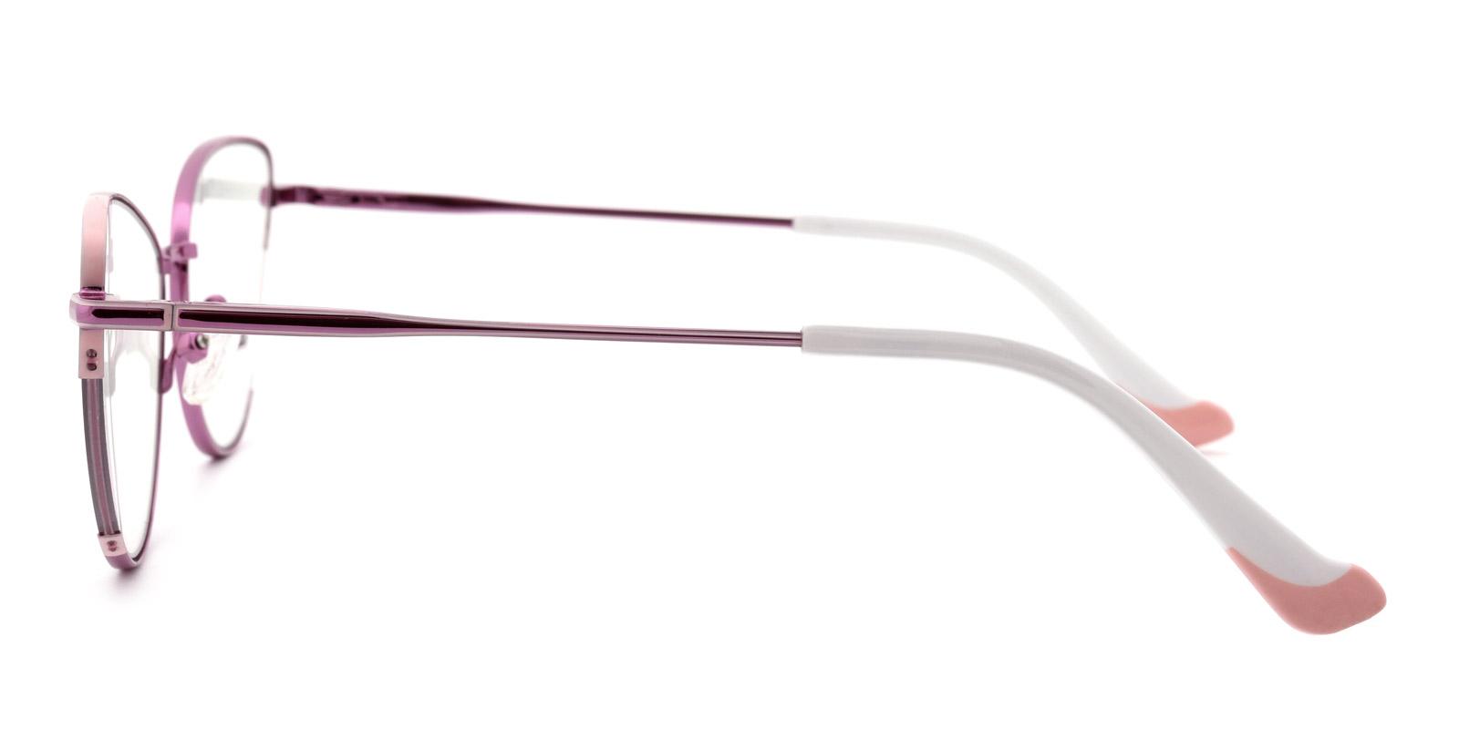 Renate-Purple-Cat-Metal-Eyeglasses-detail