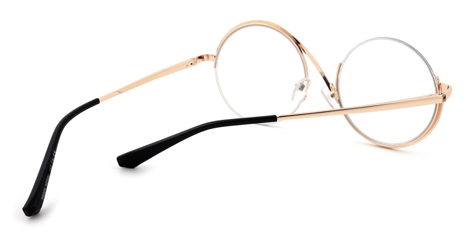 Kasia-Black-Round-Metal-Eyeglasses-detail
