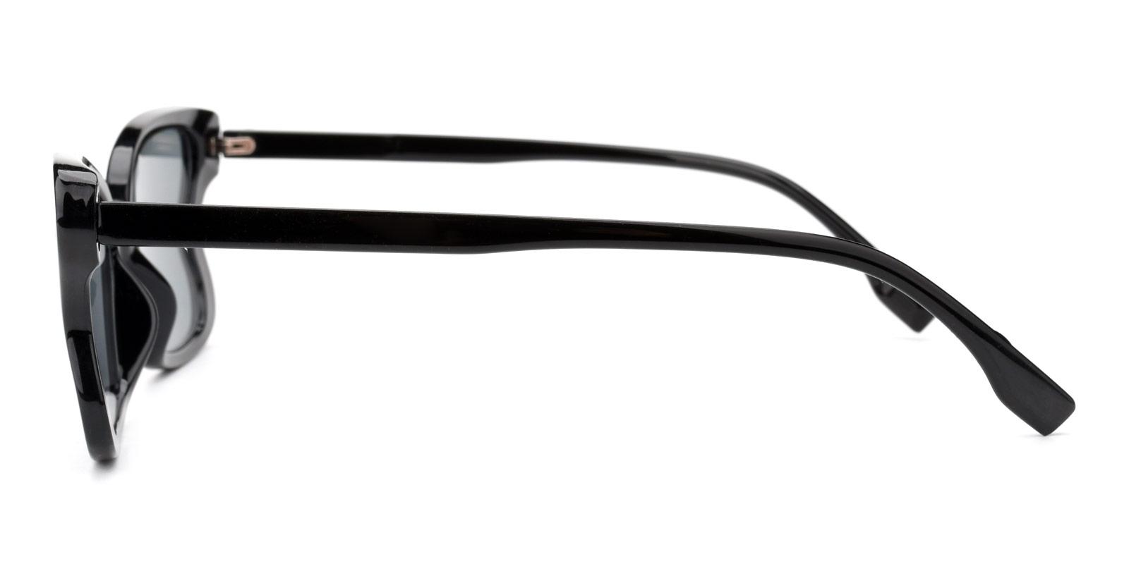 Lael-Black-Geometric-Plastic-Sunglasses-detail