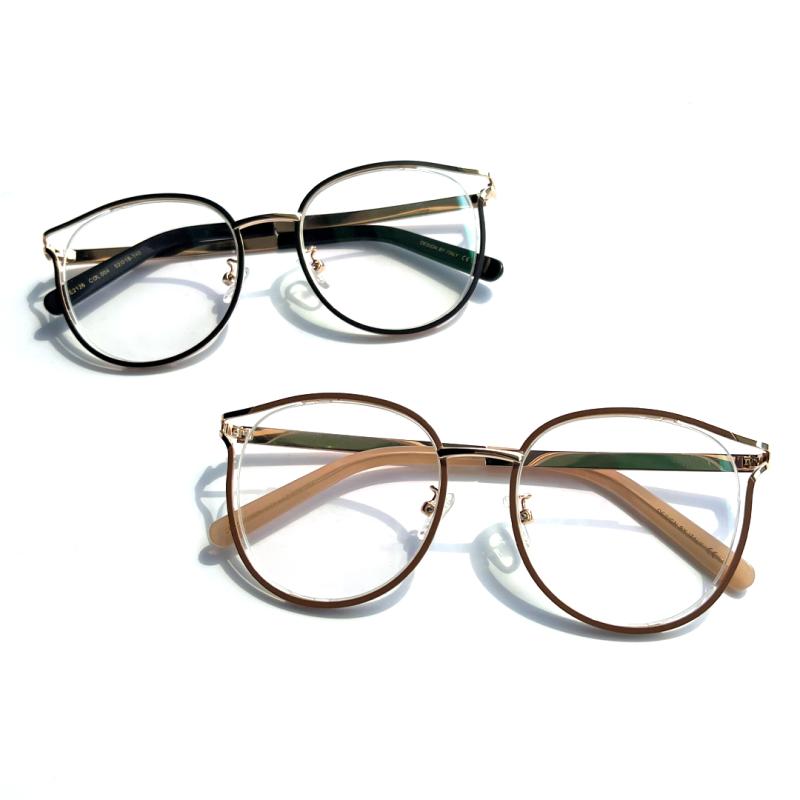 Felicia-Black-Round-Metal-Eyeglasses-detail