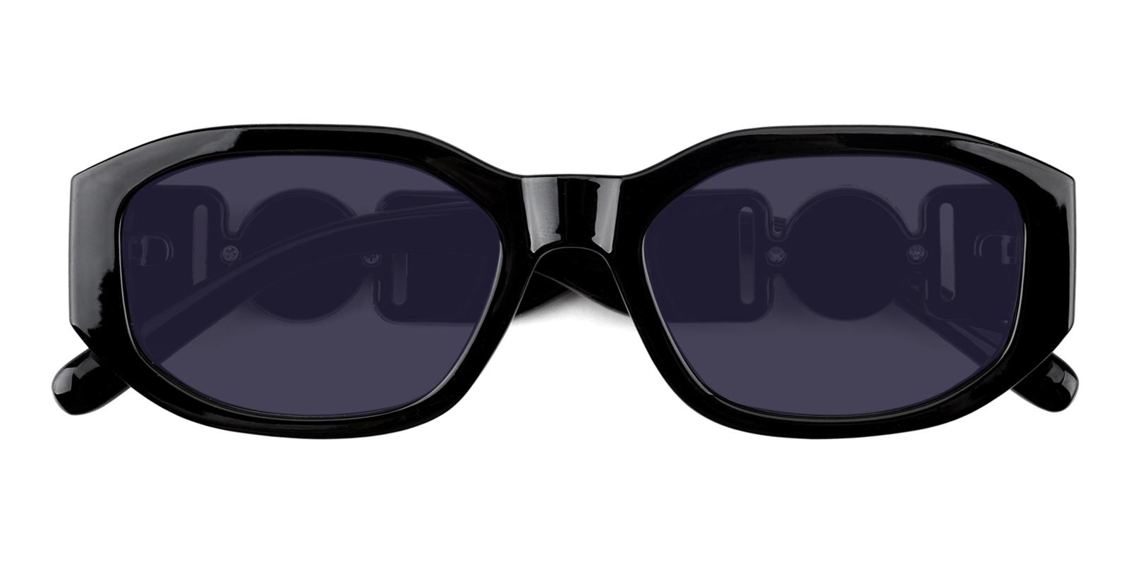 Fenella-Black-Rectangle-Plastic-Sunglasses-detail