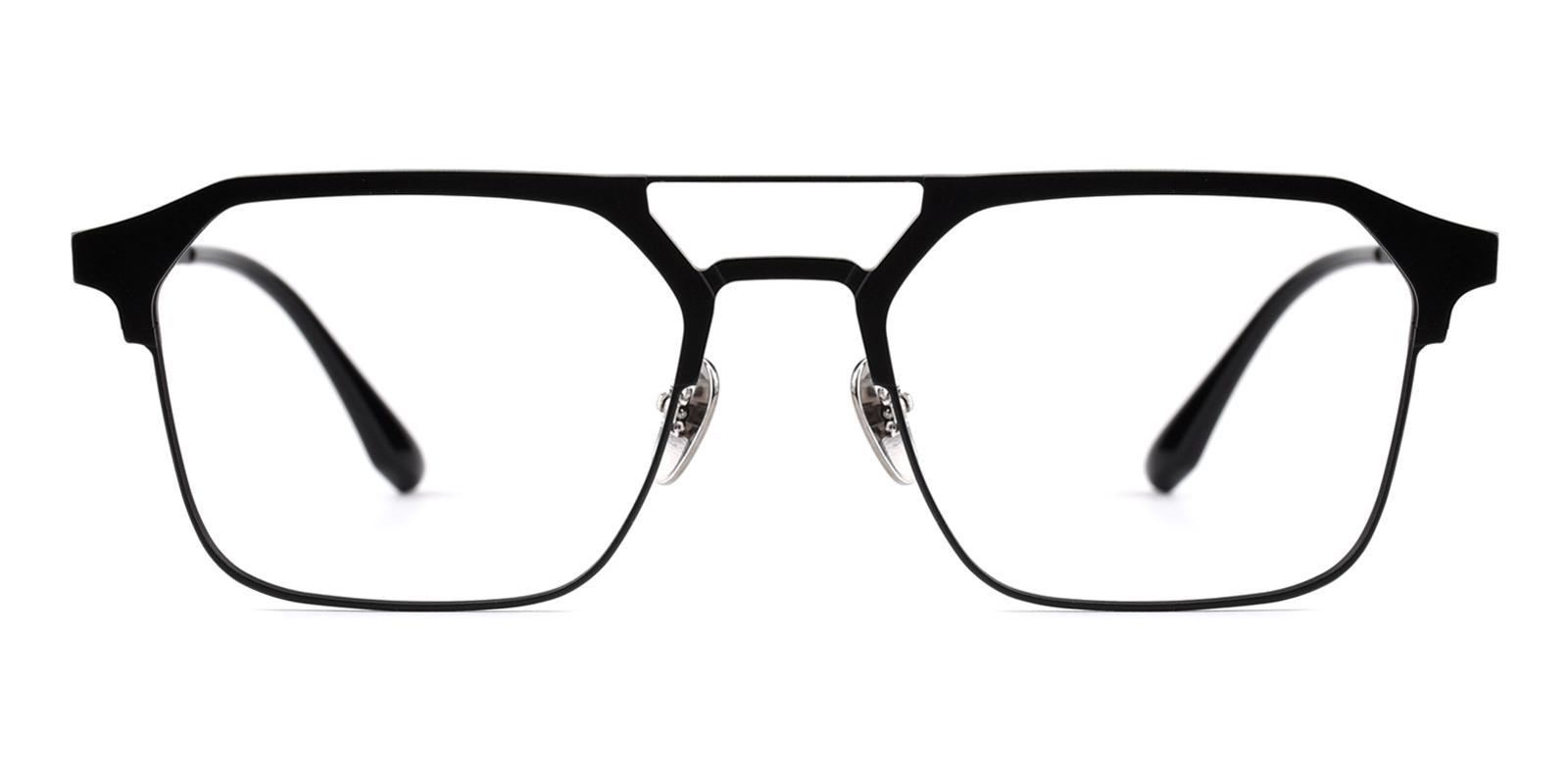 Bax-Black-Aviator-Titanium-Eyeglasses-detail