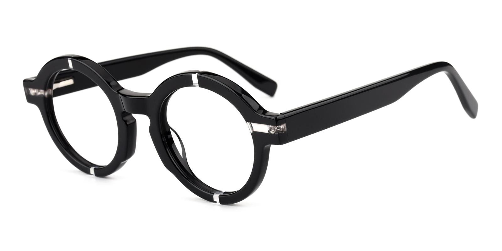 Casey-Black-Round-Acetate-Eyeglasses-detail