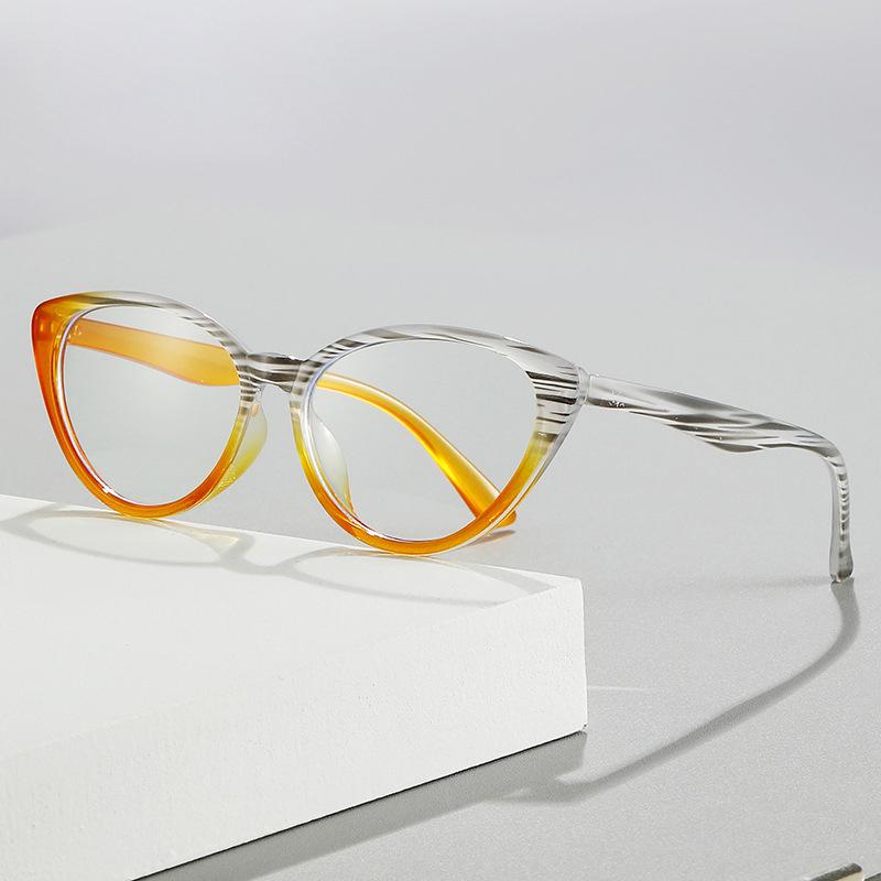 Clara-Orange-Cat-Plastic-Eyeglasses-detail