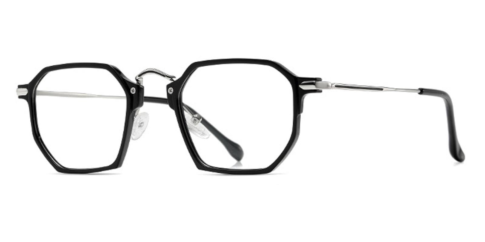 Calvin-Black-Geometric-Combination-Eyeglasses-detail