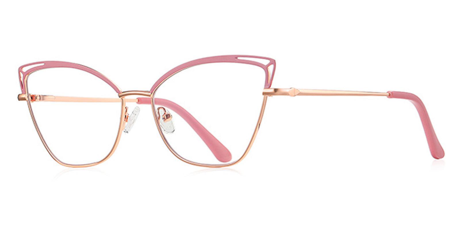 Kaylee-Pink-Cat-Metal-Eyeglasses-detail