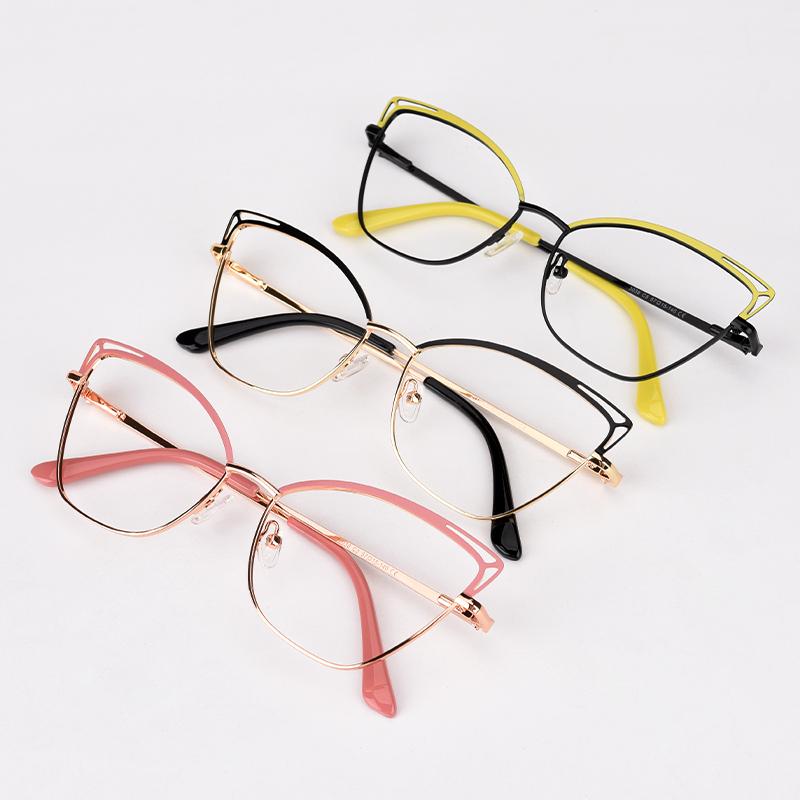 Kaylee-Yellow-Cat-Metal-Eyeglasses-detail