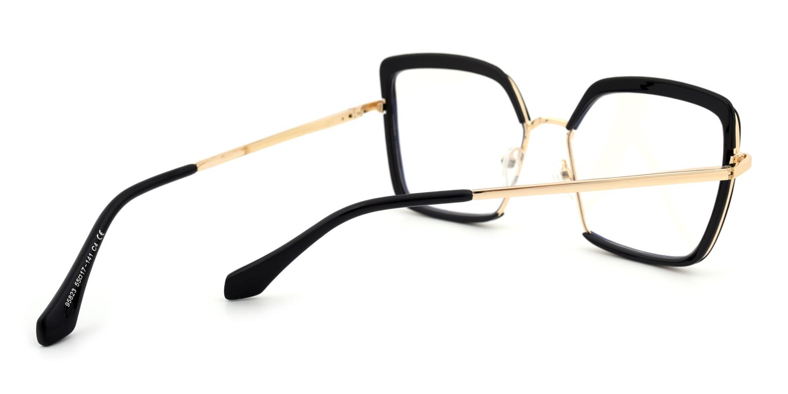 Bailey-Black-Square-Combination-Eyeglasses-detail