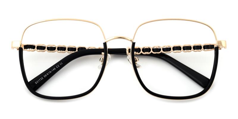 Clover-Black-Eyeglasses