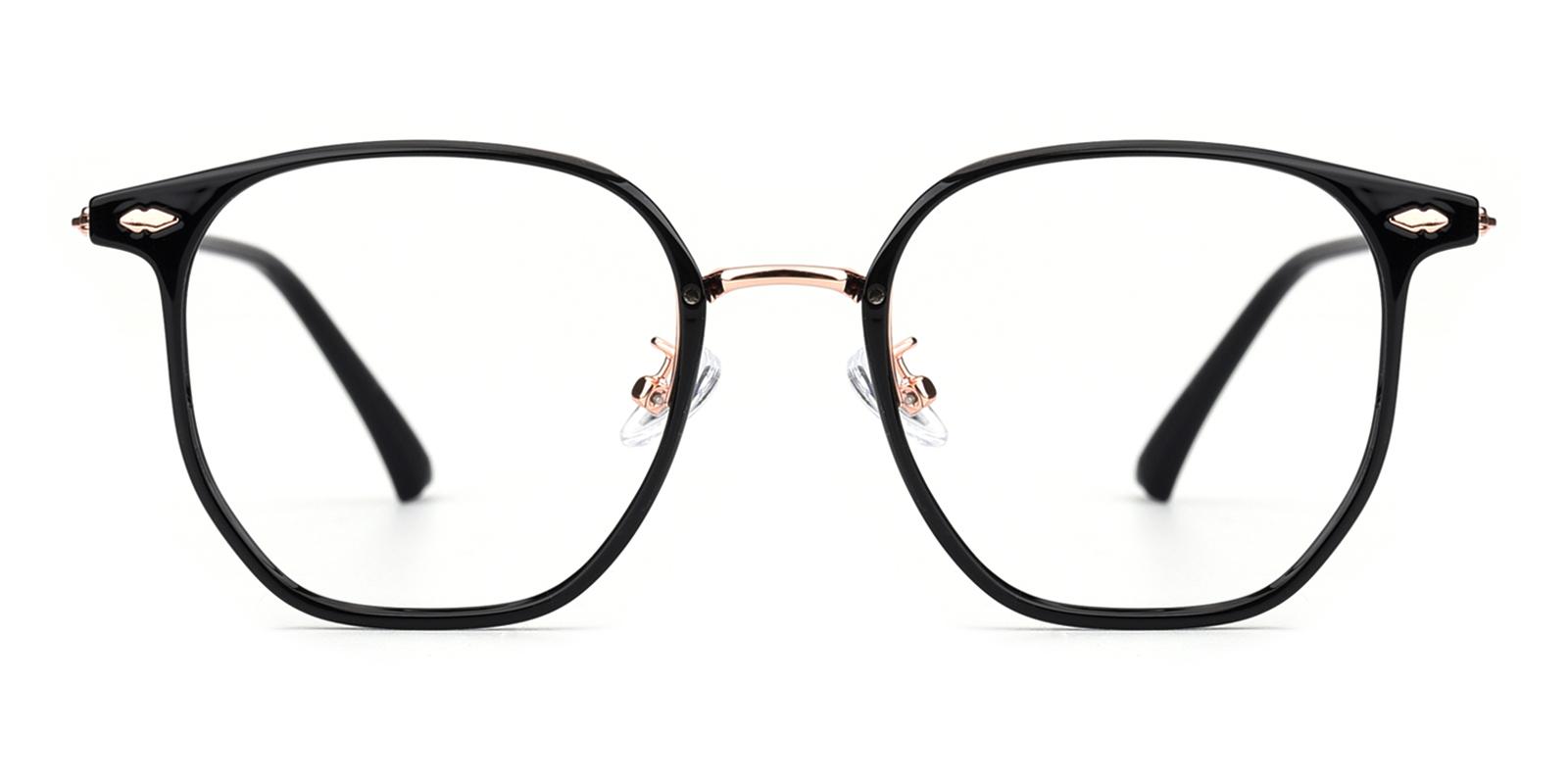 Sinclair-Black-Square-Combination-Eyeglasses-detail
