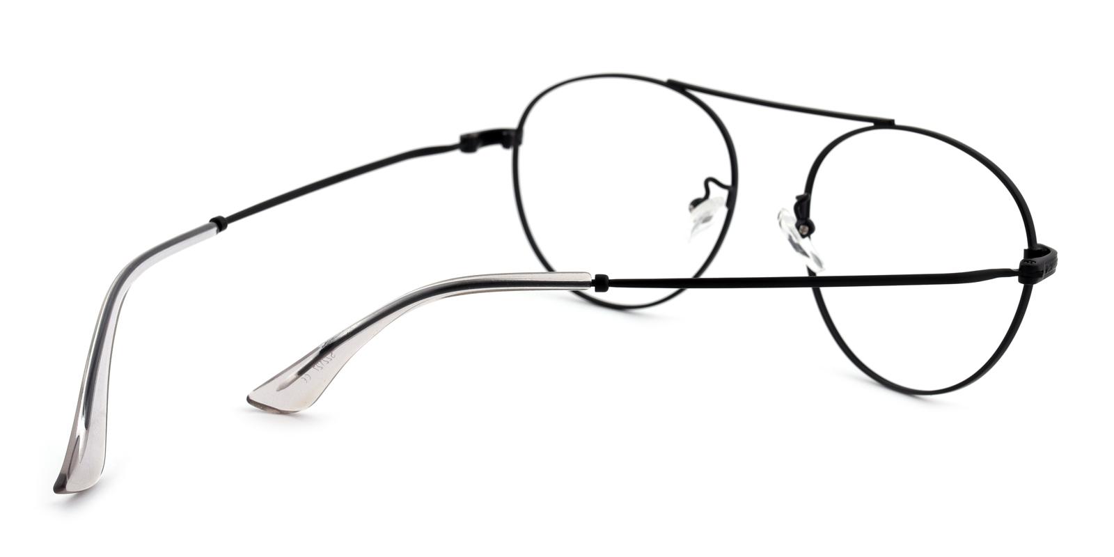 Hayden-Black-Round-Metal-Eyeglasses-detail