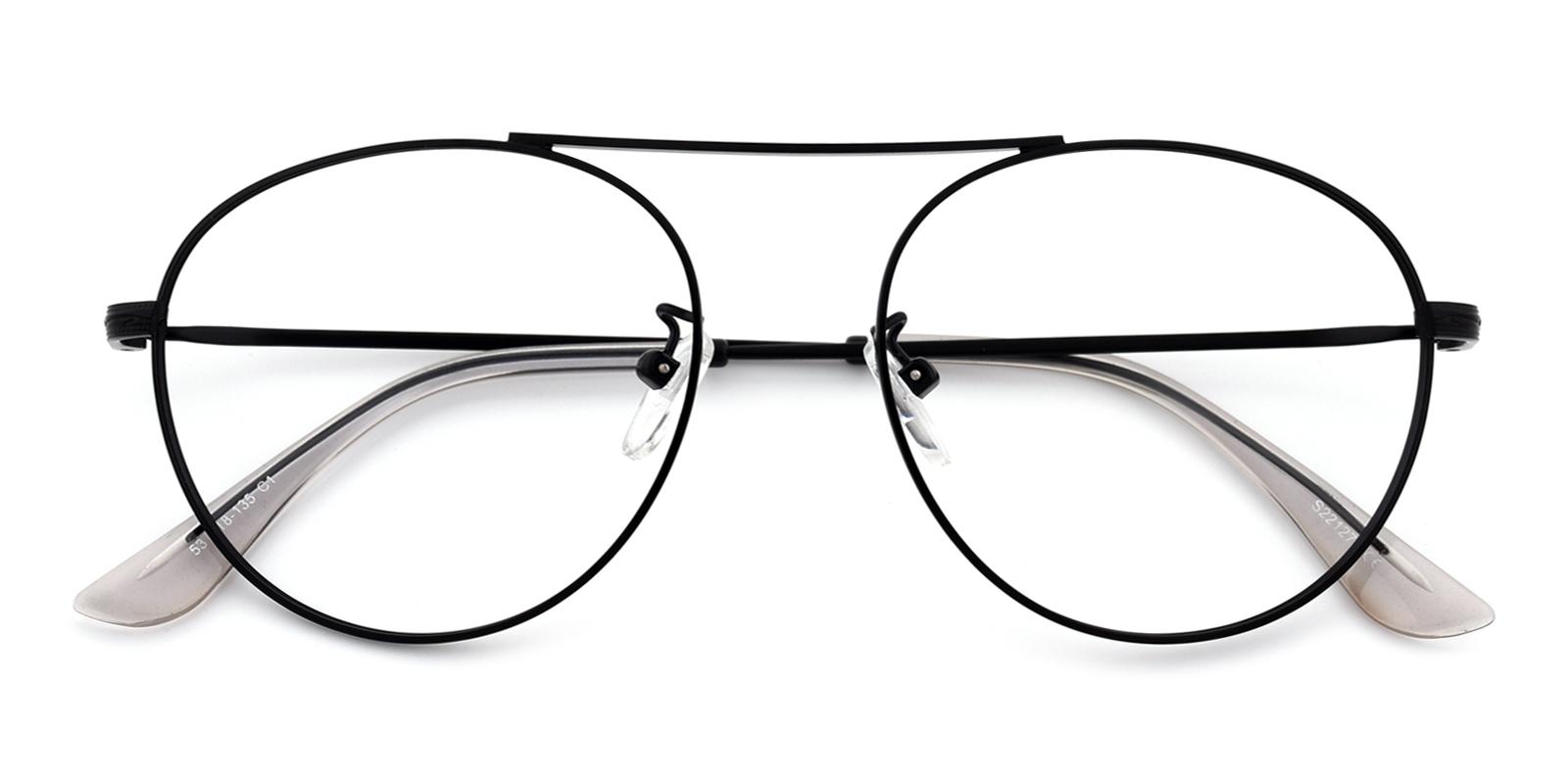 Hayden-Black-Round-Metal-Eyeglasses-detail