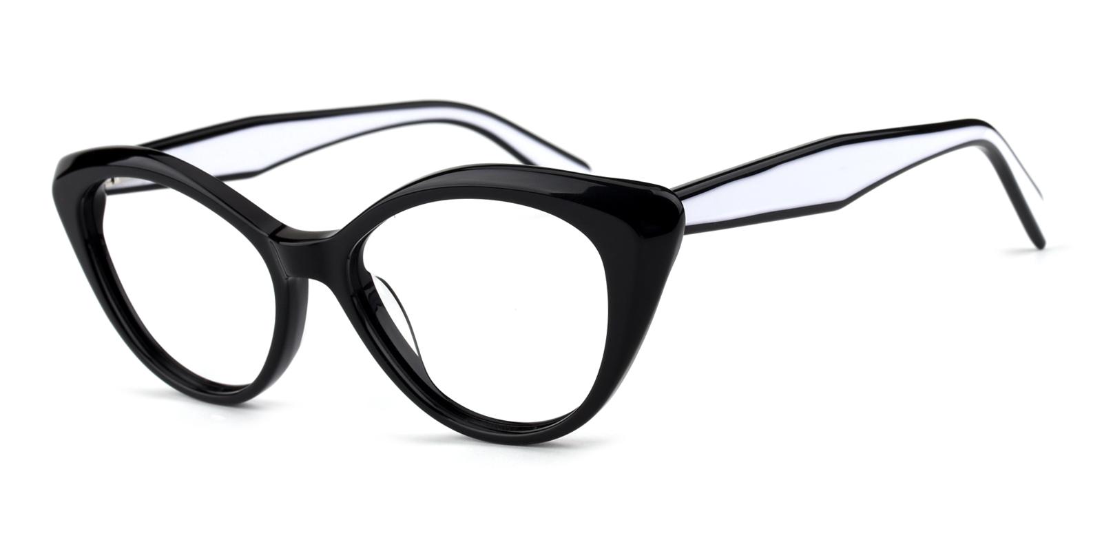 Bentley-Black-Cat-Acetate-Eyeglasses-detail