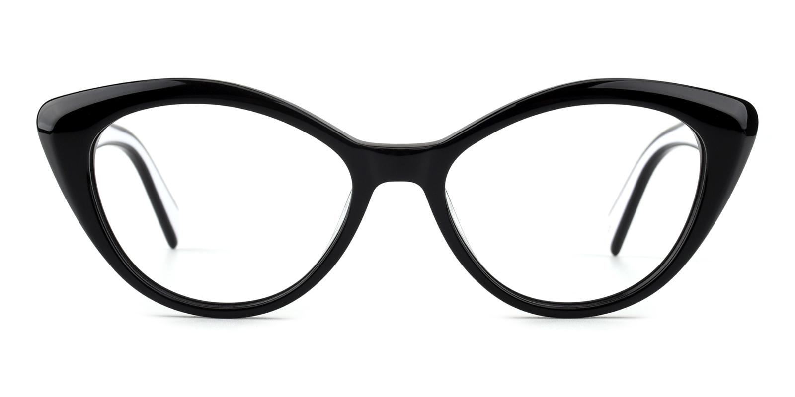 Bentley-Black-Cat-Acetate-Eyeglasses-detail