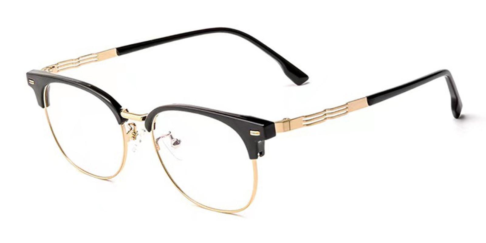 Noel-Black-Browline-Combination-Eyeglasses-detail