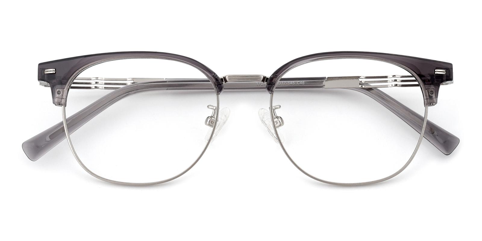 Noel-Gray-Browline-Combination-Eyeglasses-detail