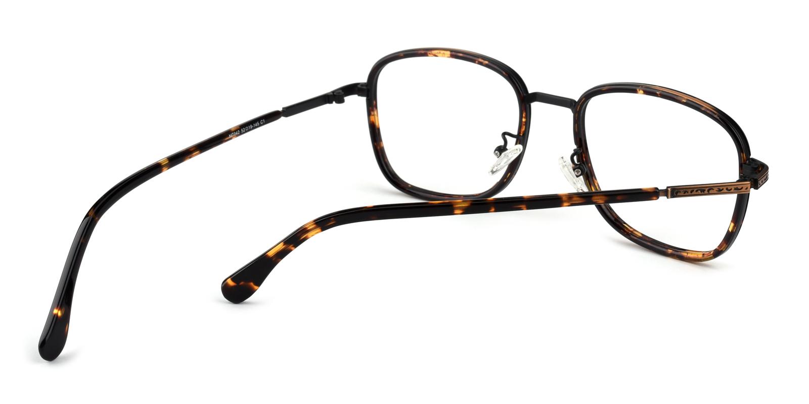 Gerry-Tortoise-Square-Combination-Eyeglasses-detail