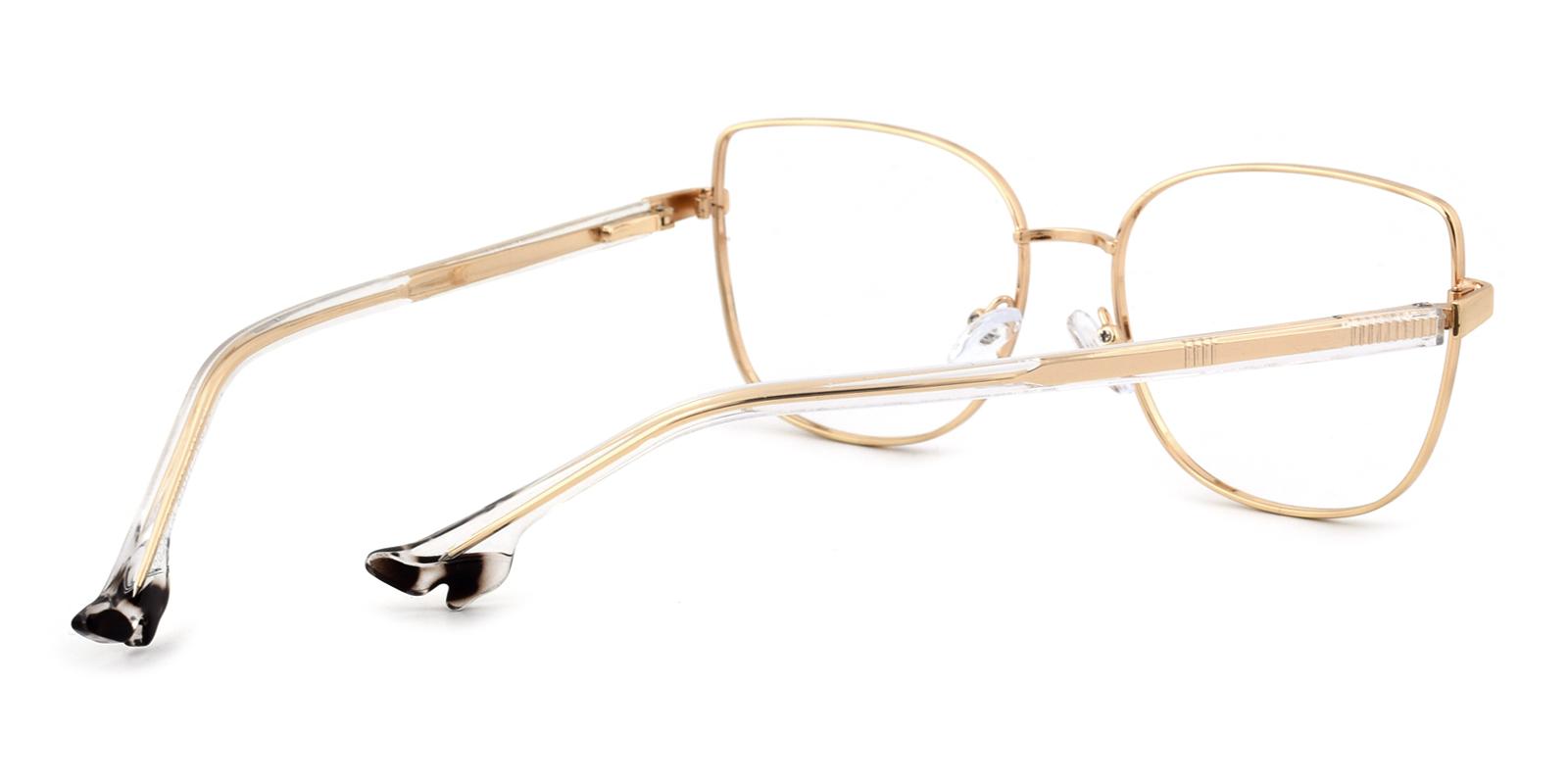 Heels-Leopard-Square-Metal-Eyeglasses-detail