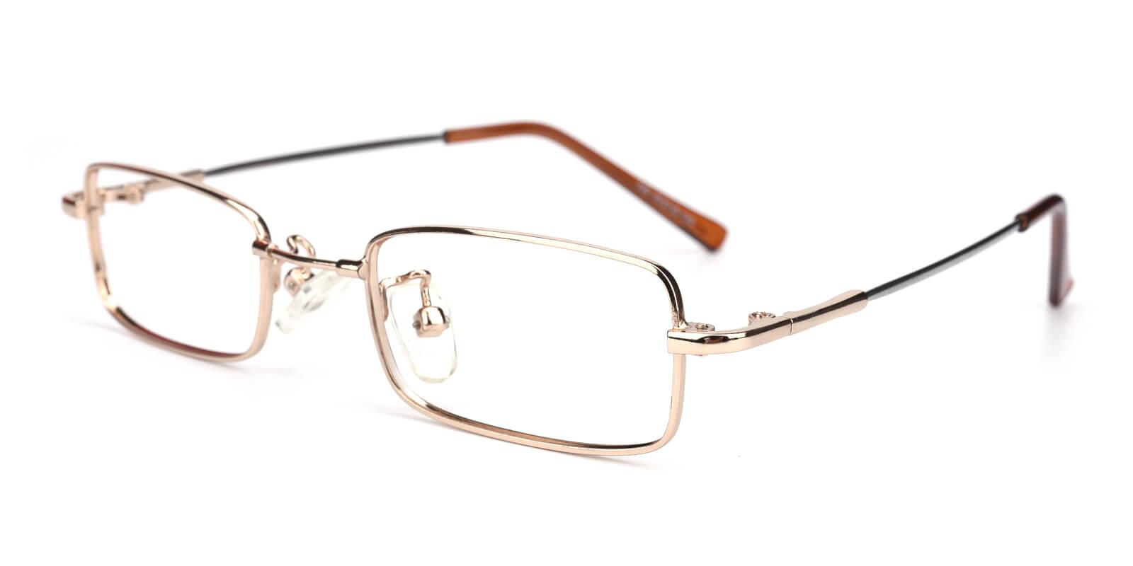 Lanscripe-Gold-Rectangle-Titanium-Eyeglasses-detail