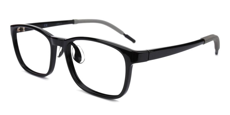 Dorsett-Black-Eyeglasses
