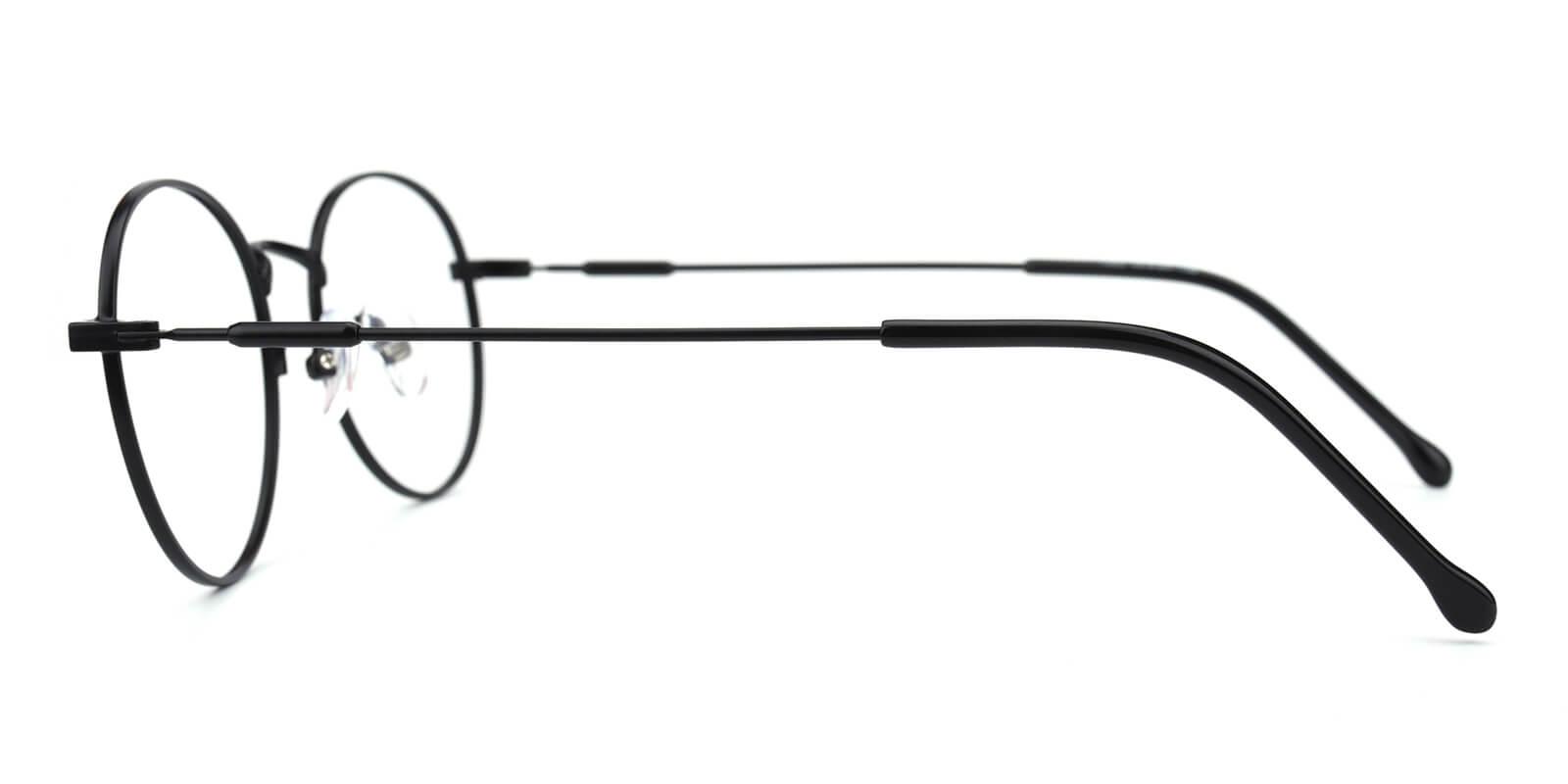 Hibbardr-Black-Round-Metal-Eyeglasses-detail