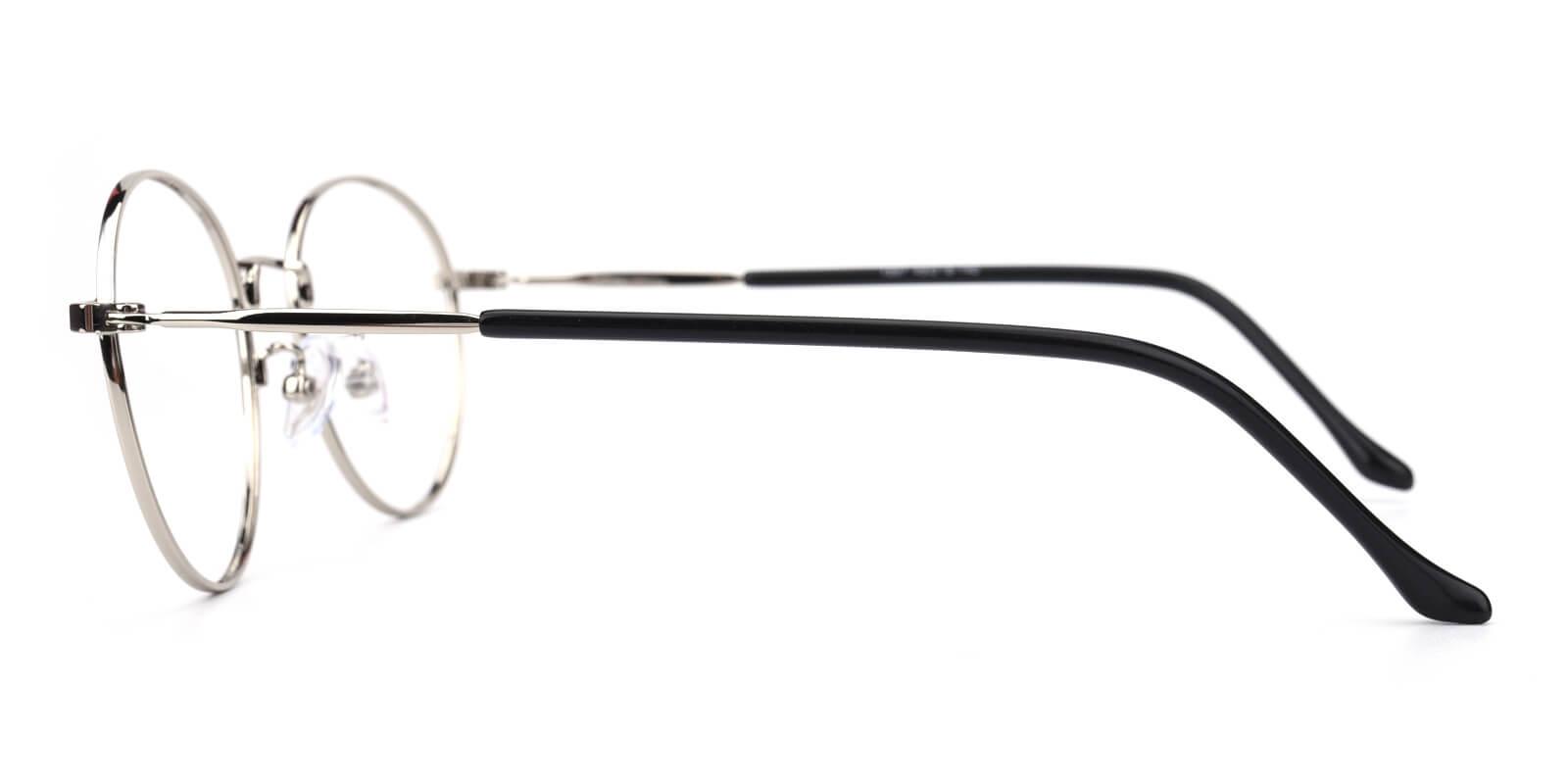 Devi-Silver-Round-Metal-Eyeglasses-detail