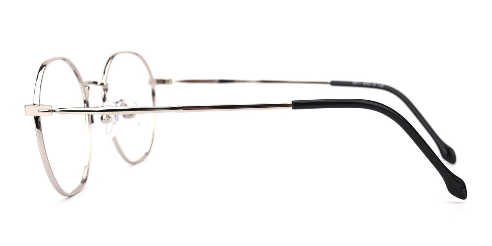 Govind-Silver-Round-Metal-Eyeglasses-detail