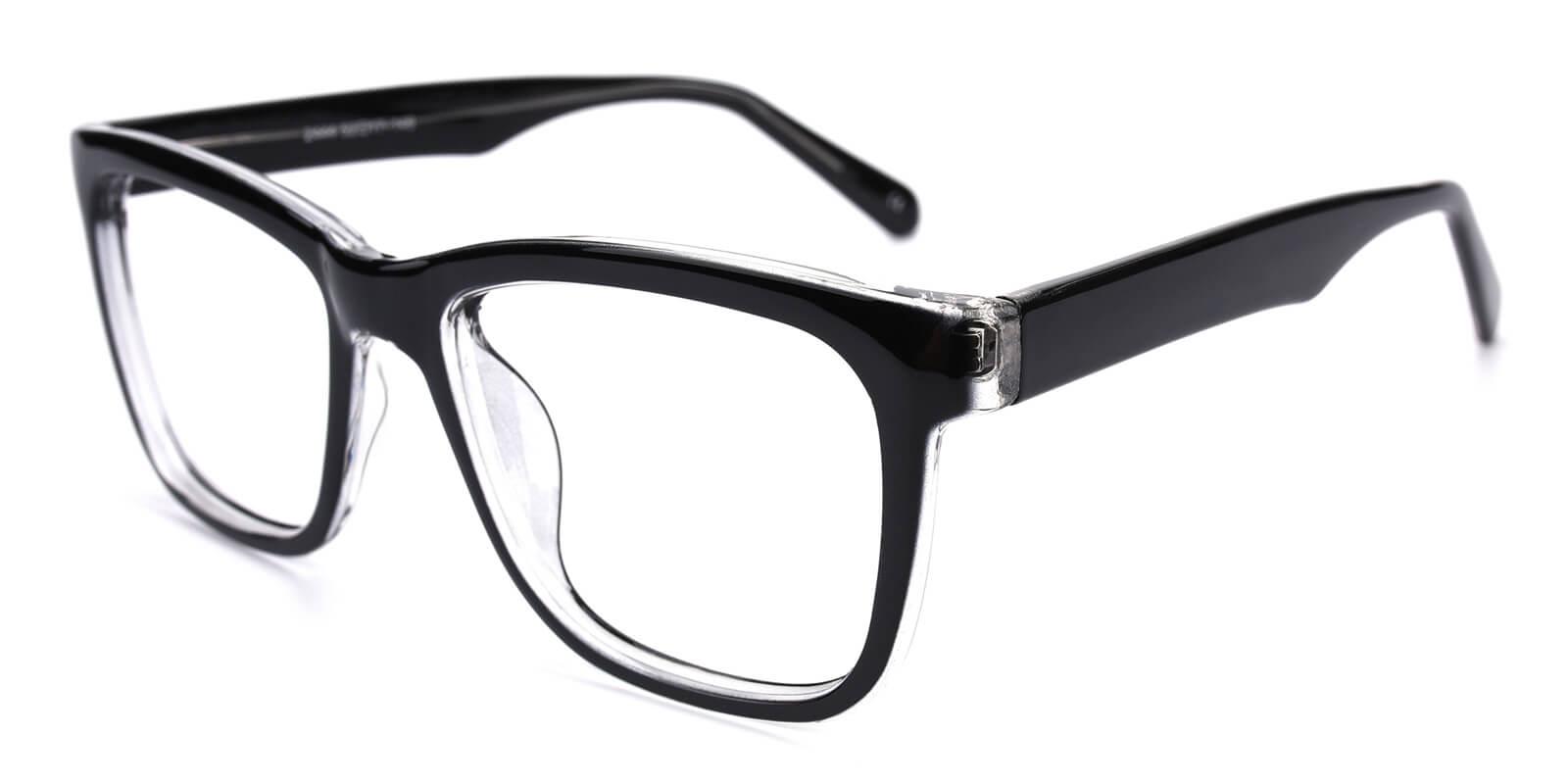 Colaan-Gun-Square-Plastic-Eyeglasses-detail